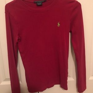 long sleeve polo shirt